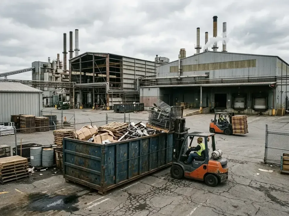 industrial-factory-scrap-conta-003 — frequently asked questions, Cheap Roll-off Dumpster Rentals in New Baden, IL